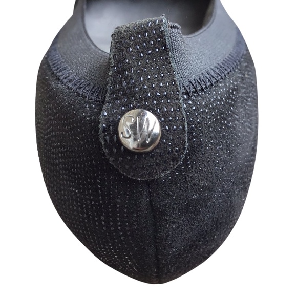 Stuart Weitzman Black Wedge Heels - Picture 6 of 15